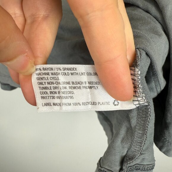 Mossimo Women's Light Gray T-Shirt, Size M - Picture 5 of 6